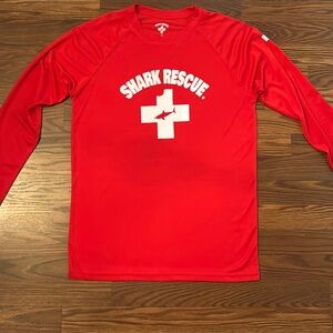 Shark Rescue Swim Shirt Size Small Men’s